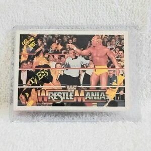 5/$20  Ex. 1990 Classic Hulk Hogan & Macho Man WrestleMania V WWF Card 102!!